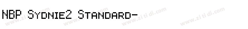 NBP Sydnie2 Standard字体转换